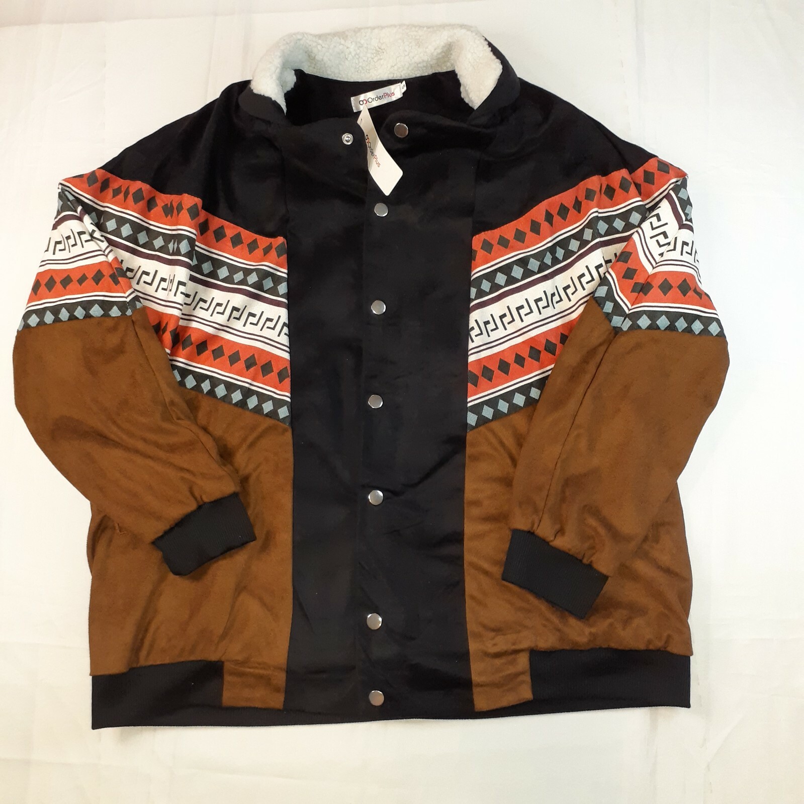 Aztec Print Women's Coat Size Small 