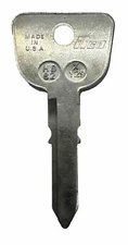 ILCO X129 HD82  Key Blank Fits Some Honda Vehicles Nickel Plated NOS
