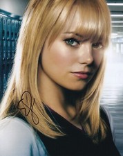EMMA STONE signed autograph 20x25cm SPIDERMAN in person autograph