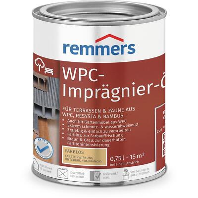 Remmers Imprgnier l WPC Bambus Resysta Pflege Schutzl auen farblos  750ml | eBay.de
