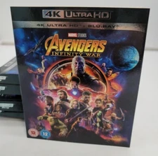 SLIPCOVER ONLY - Avengers: Infinity War -4K- U.K Import -No Movie