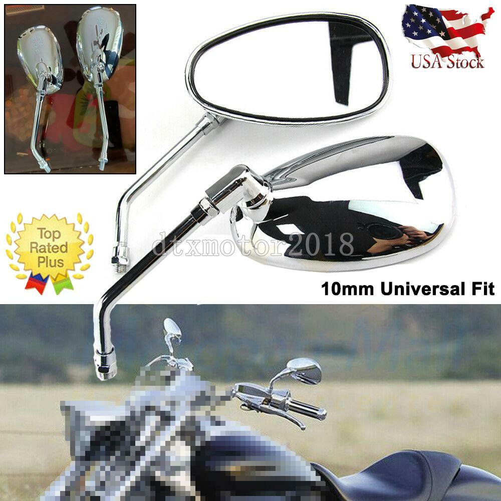Chrome Rearview Mirrors For Honda VTX1300 C R S T VTX1800
