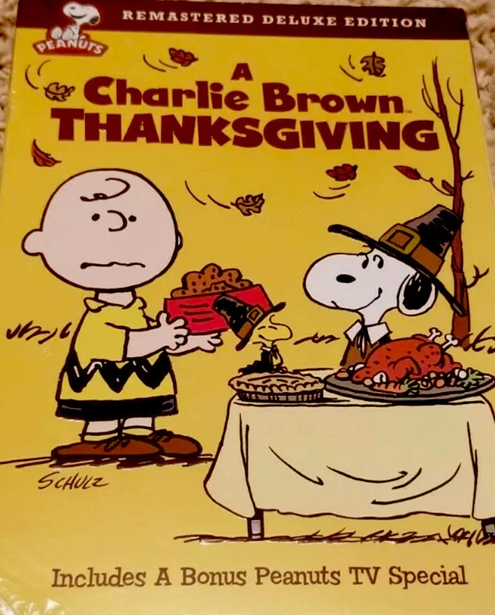 A Charlie Brown Thanksgiving Dvd Cover