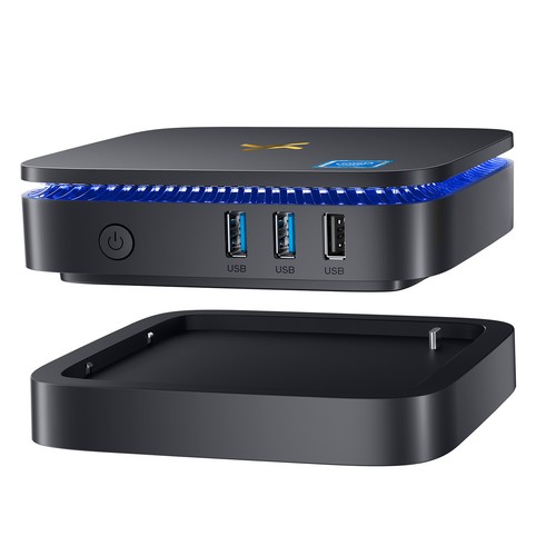 Huidun H30 Mini PC Intel N150 16GB DDR4 512GB/Max 2TB Win 11 pro Fino a 3.6GHz - Afbeelding 5 van 14