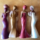 LOT (4) Women of Color Resin Figurines — photo 4