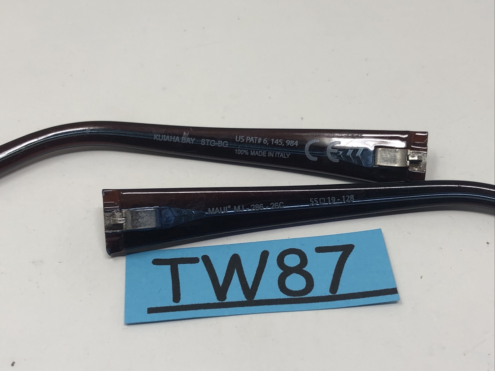 REPLACEMENT TEMPLE ARM PARTS MAUI JIM KUIAHA BAY BROW… Gem