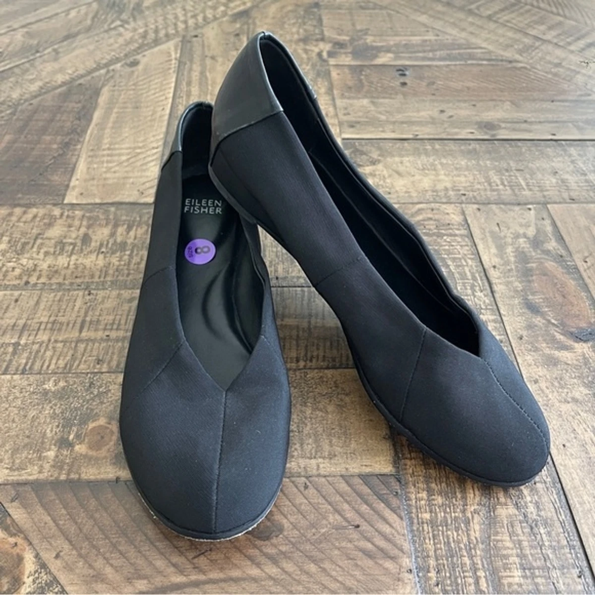 Eileen fisher hotsell black flats