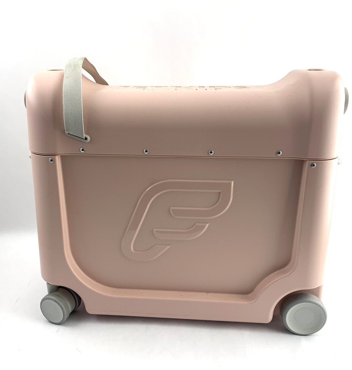 JetKids by Stokke BedBox Ride-On Suitcase - Pink Lemonade JetKids by Stokke BedBox Ride-On Suitcase - Pink Lemonade