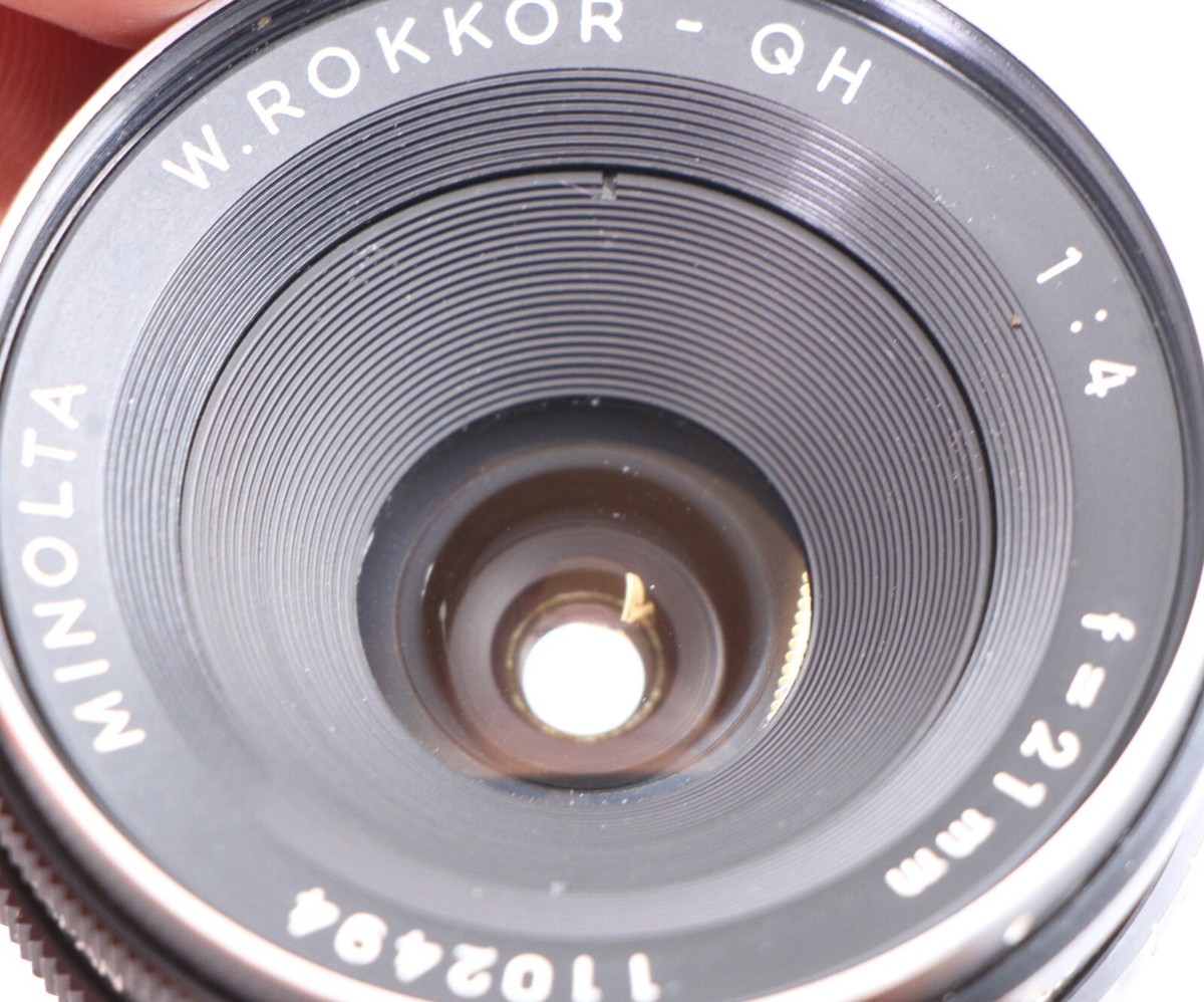 Minolta W. Rokkor-QH 21mm f/4 Japan MD Wide 21/4 Lens w