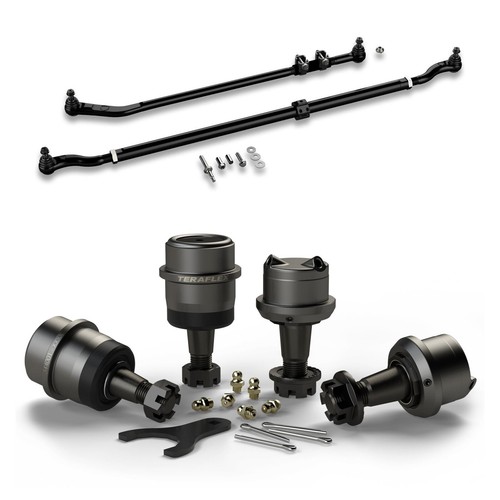 Teraflex 1853900/3442002 Drag Link/Tie Rod/4 Ball Joint w/out Knurl for