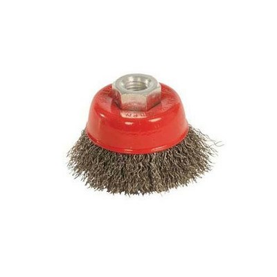 Brosse à Fils Ondulés Laitonnés SCID – Pour Meuleuse 100 Mm, Décapage En Douceur