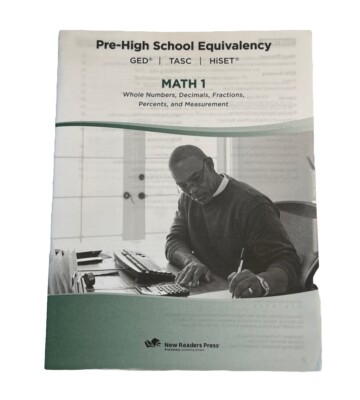 Acceptable Pre- High School Equivalency Math 1 (HomeSchooling Only)