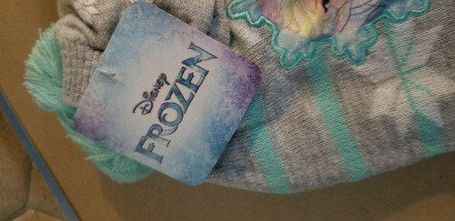 Disney FROZEN Winter Hat and Mitten Gloves Set Girls Elsa Cute NEW With TAGS - Picture 3 of 5