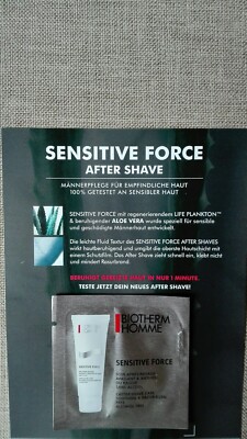 Biotherm Homme Sensitive Force After Shave Care Balsam alkoholfrei 1 ml Probe