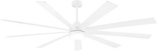 Wingbo 84" DC Motor Ceiling Fan with Light, 6-Speed Remote Control