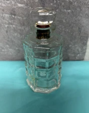 Vitnage Gabilla Sinful Soul Octagon Empty Perfume Bottle w/ Topper Art Deco MCM