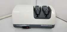 CHEF'S CHOICE Diamond UltraHone Knife Sharpener 312 Electric White Gray ~ Tested