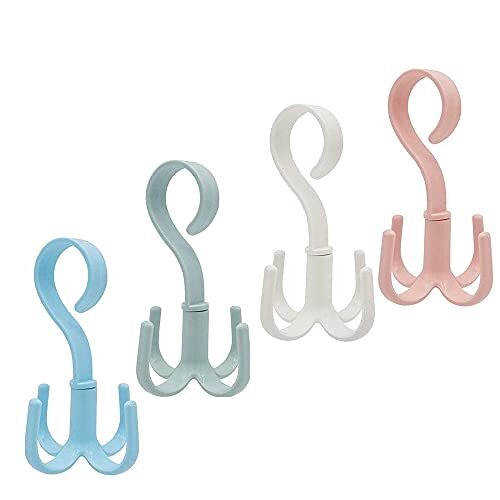 Rotazione Appendiabiti, 4 Pezzi Sciarpa Appendiabiti, Portacravatte, (G4I)