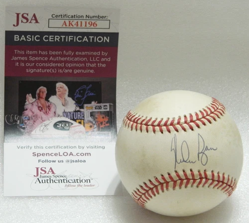 Nolan Ryan SIGNED Autograph HOF American League Baseball Bobby Brown MLB JSA COA