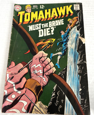 Vtg Tomahawk DC Comics Vintage 1969 #122 Must The Brave Die? 12 cent cover June