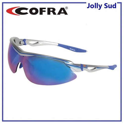 Occhiali da Ciclismo per Bici Corsa Sole con Lenti Blu a Specchio Sci  Running | eBay