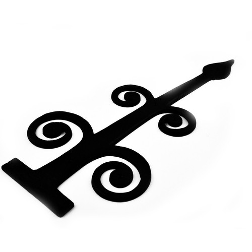 Renovators Supply Wrought Iron Garage Door Hinges 16" Dummy Strap Door Hinges - Picture 7 of 10