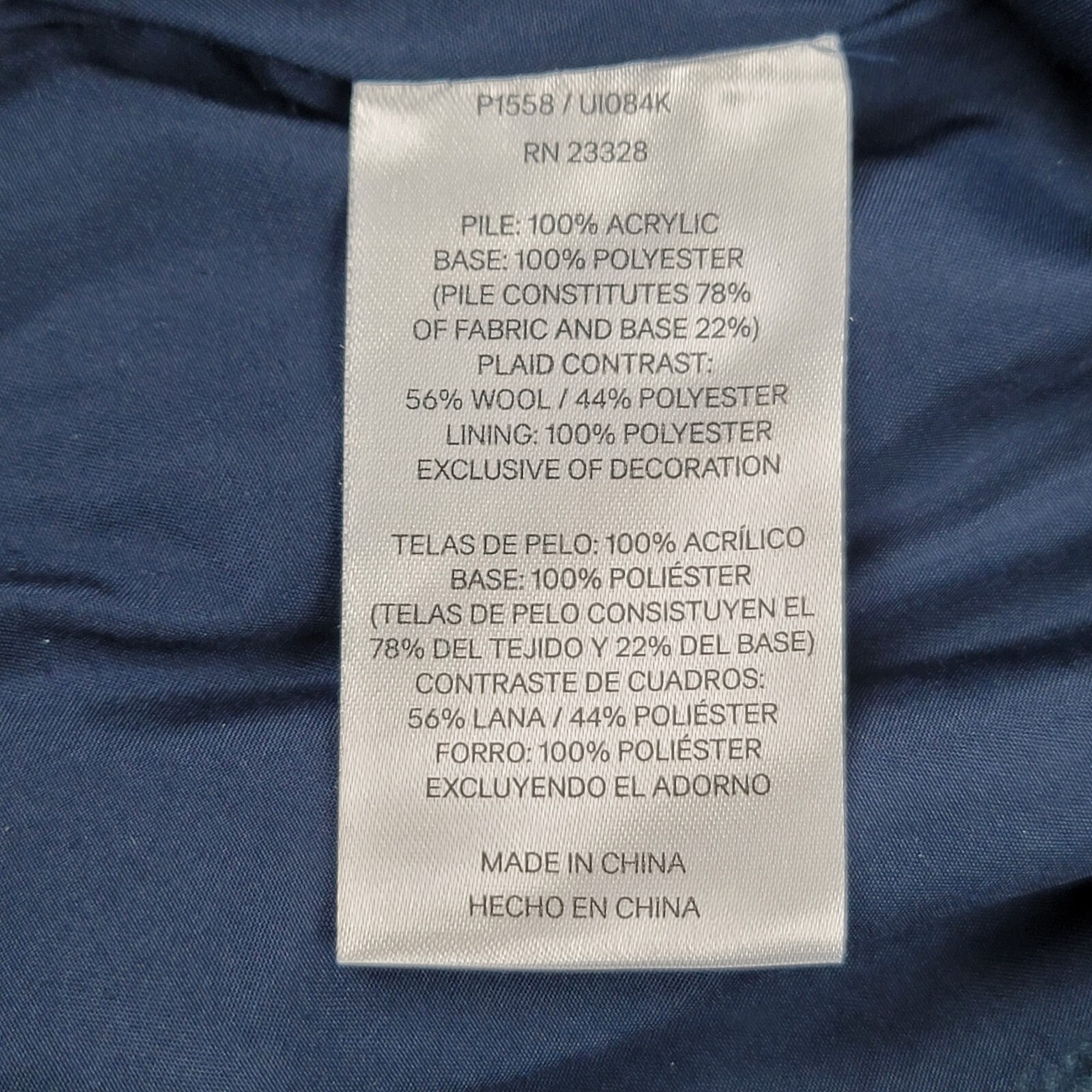 Pendleton Jacket Womens Small Midnight Blue Fleec… - image 12