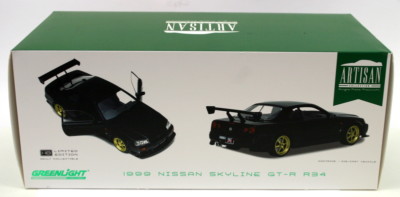 Greenlight 1/18 Diecast Model Car 19030 - 1999 Nissan Skyline GT-R