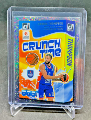 2024/25 Donruss Basketball Euroleague Crunch Time Press Proof DARIUS THOMPSON 13