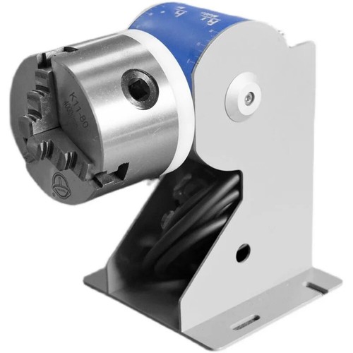 Faserlaser Beschriftungsgerät Drehkopf Dreibacken Drehvorrichtung Positionierung - Bild 10 von 10