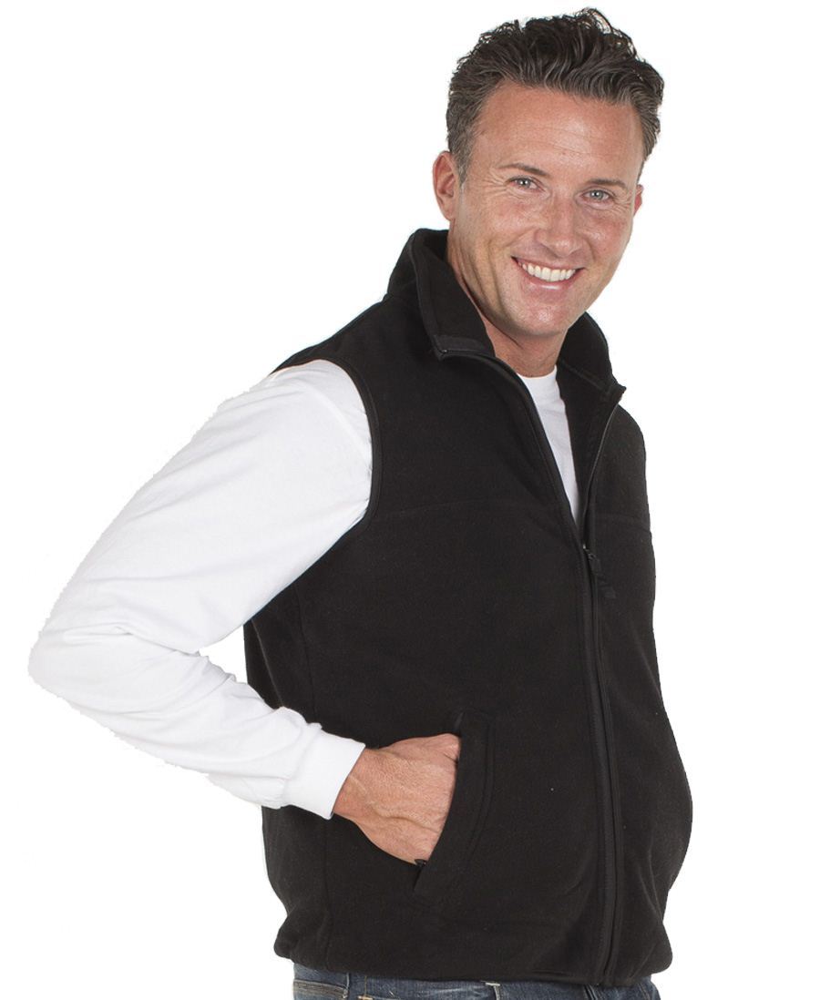 Mens Polar Fleece Vest Size XS S M L XL 2XL 3XL 4XL 5XL Winter Zip