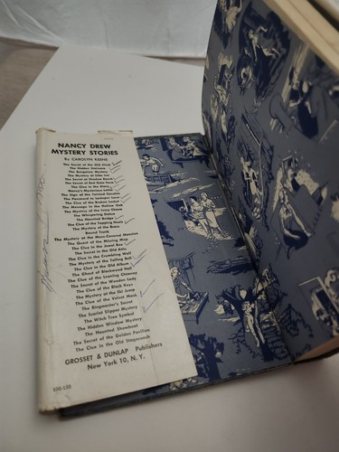TRUE 1ST PRINTING NANCY DREW #20 THE CLUE IN THE JEWEL BOX 1943 VERY GOOD COND. - Picture 4 of 6