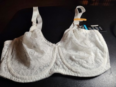 Bali Women's Lace 'N Smooth Stretch Lace Underwire Bra 3432 NWT 34 DD