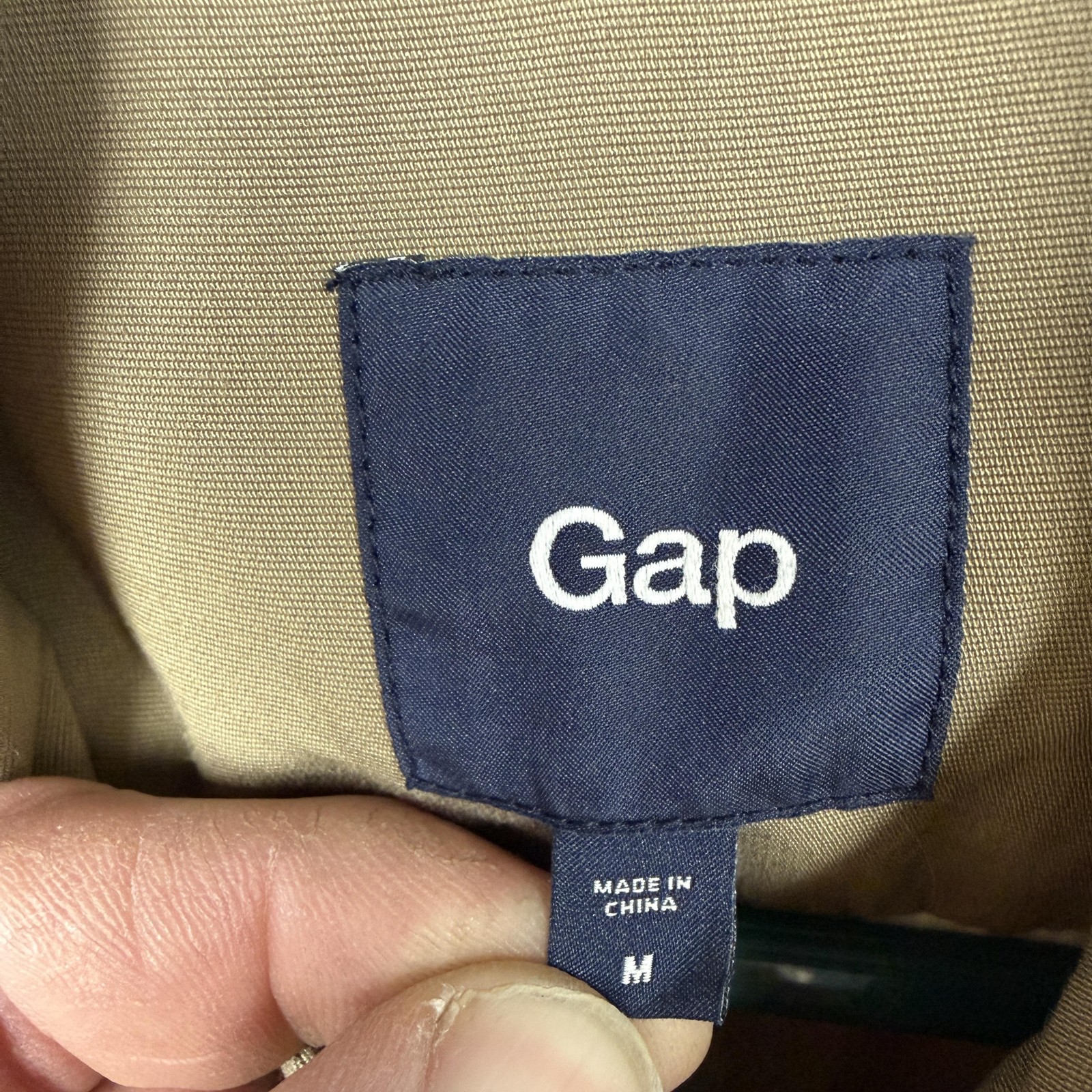 Gap Cropped Spring Jacket Medium Short Trench Coa… - image 5