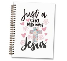 Christian Bible Verse Journaling Notebook-Christian just a girl who love jesus