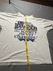Camiseta Big Dogs Hombre XXL Blanca Algodón Cuello Redondo Manga Corta Gráfica Perro Plomo
