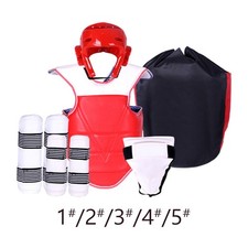 Sanda 5-teilige Taekwondo-Schutzausr&uuml;stung, Karate-Sparring-Ausr&uuml;stung f&uuml;r