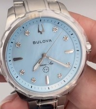 Bulova Marine Star Ladies Diamond Watch 96P248