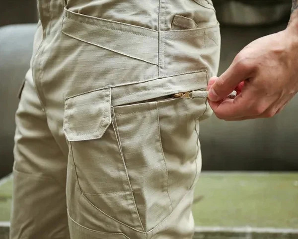 Mens Cargo Pants Tactical Waterproof Work Outdoor Hiking Combat Trousers USA