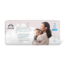 Amazon Brand - Plush Protection Disposable Baby Diapers, Hypoallergenic, Leak...