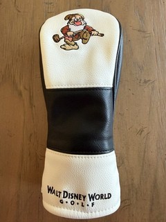 Walt Disney World Golf Black Grumpy Hybrid Golf Head Cover Authentic