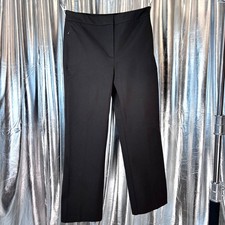 NWT Zara Chocolate Brown High Waist Straight Leg Trousers