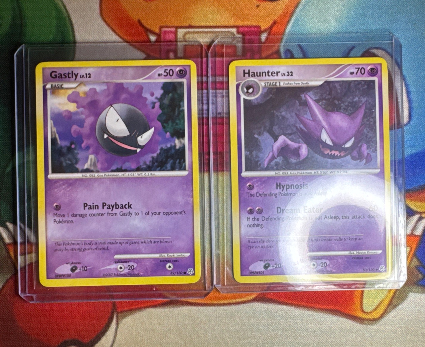 Pokémon TCG Gastly & Haunter 82/130 & 50/130 Diamond & Pearl - NM 💎