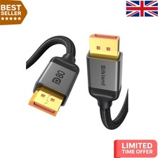 Image of 80Gbps DisplayPort Cable 2.1 - 3M Support for 4K@960Hz, Perfect for PCs