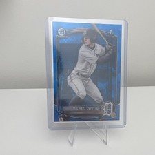 Topps 2025 Bowman Chrome Draft Sapphire Michael Oliveto #BDC-156 Tigers MLB