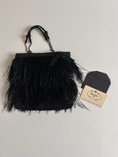 Vintage Prada Piume Ostrich Feather Handbag
