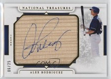 2024 Panini National Treasures 6/25 Alex Rodriguez #LJS-ARZ Auto 19zq