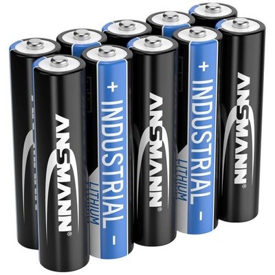 Ansmann 1501-0010 Lithium Industrial LR03 Lithium 1150m Mini (AAA) Battery