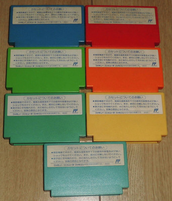 Fc Rockman 1 6 Rockboard Series 7-Piece Set Famicom Software Fc Rockman 1 6 Rockboard Series 7-Piece Set Famicom Software