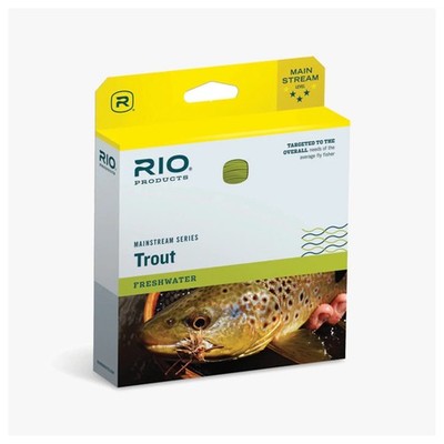 Rio Products Fly Line Mainstream Type 6 Full Sinking Line Wf6S6 Black